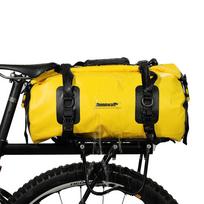 Rhinowalk 20L Bike Pannier Bag Waterproof MTB Bike Trunk Bag Rear Travel Luggage Carrier Portable  Saddle Seat Cycling Acessoriy RK19660-Yellow 20L black