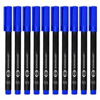 Fine Point Permanent Markers 10 Piece Set, Oil-Based Writing Tools for Labels, Document Sorting, Planner Pages and Office Use