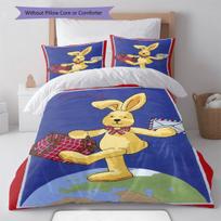 Felix Brave Bedding Quilt Set Quilt Cover Pillowcase Home Decoration Birthday Gift (1 * duvet cover + 2 * pillowcase, without core) 135x200cm blue