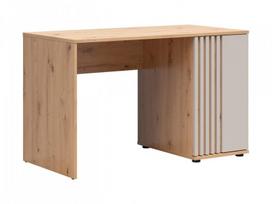 Rašomasis stalas Brevas, 120x60x76.5 cm, rudas/smėlio spalvos