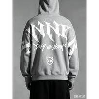 Gotikinis Hoodie su Užrašu  Defy The Norm , Gotikinio Stiliaus Mada Gatvei, Hip Hopo, Punko Stiliaus Grynos Medvilnės Hoodie 6XL gray