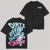 Anime JoJo's Bizarre Adventure D4C Graphic T Shirt Men Women Casual Clothing Oversized Tshirt Washed Cotton Tee Harajuku T-shirt 3XL white