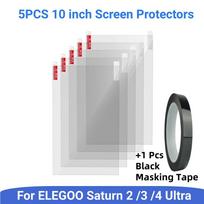 5PCS Screen Protector for ELEGOO Saturn 3 Ultra 8K 12K Saturn 4 LCD Resin 3D Printer Anti Scratch Protective Film Accessories Saturn 8K
