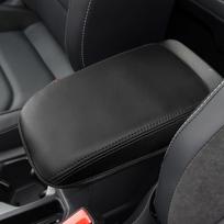 For Volkswagen VW Tiguan 2017 2018      MK2 Car Armrest Cover Fit Anti-Tear Thermal ulation Protector Black-thread black