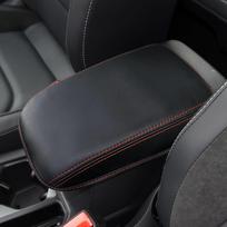 For Volkswagen VW Tiguan 2017 2018      MK2 Car Armrest Cover Fit Anti-Tear Thermal ulation Protector Red-thread