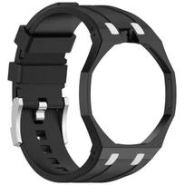 Advanced Silicone Modification Kit For Swatch X Ap Royal Pop Pocket Watch Changer to Wristwatch Silicone One-Piece Case Strap For Royal Pop&Excluding Watches black