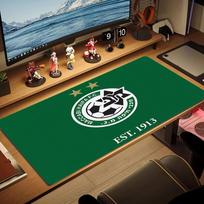 Haifa FC Color Mouse Pad Large Gaming Table Cushion Non-slip Laptop Tablet Big Mousepad XXL Mat Mini PC Playmat With Lock edge 30cmx60cm(11.8x23.6inch) brown