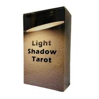 Light and Shadow Tarot Cards A 78 Tarot Fortune Light and Shadow Messages English Tarot Decks for Board Game Fate Divination black