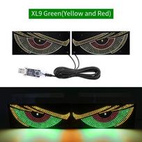 LED Ekranas Animacinis Automobilio Sunkvežimio Akis Šauni Sunkvežimio Velnias Akies Šviesa Priekinis ir Galinis Stiklas XL9