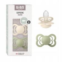 Bibs Supreme silikoniniai ortodontiniai čiulptukai 2 vnt. 6m+