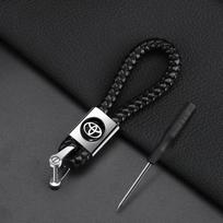 Automobilio pintos virvės raktų pakabukas, raktų žiedas, raktų laikiklis, dovanos porai Toyota Prado Aqua Hilux Camry Prius TRD Venza GR Yaris priedai black