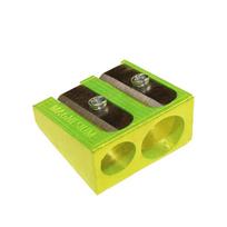 KUM 475 Magnesium Metal 2-Hole Pencil Sharpener (8+11mm) žalia