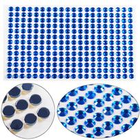 1500 vnt./rinkinys 3mm Diy Decal Art Crystal Bling Kalnų krištolo lipdukai, skirti telefono dėklo dekoravimui YSXX tamsiai mėlyna spalva