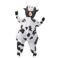 Suaugusiųjų animacinis arklys pripučiamas kostiumas - Juokingas Helovino vakarėlio Cosplay apranga Kids 120~150cm white