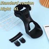 Lightweight Drop Foot Brace Orthosis Adjustable Ankle Support with Buckle for Injury Protection and Recovery black