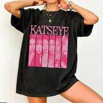 Katseye mergaičių marškinėliai Katseye narių marškinėliai Unisex marškinėliai XXXXL pink