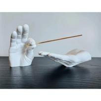 Palm Shape Home Incense Holders Incense Stick Ash Catcher Incense Burner Meditation Desktop Handicrafts Home Yoga Spa Home Decor balta