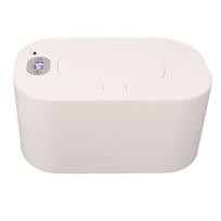 Wet Wipe Warmer Large Capacity LED Screen Portable Uniform Heating Adjustable Heated Wipes Dispenser white