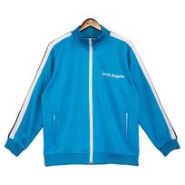 Correct version palm palm angel striped webbing solid color casual sports jacket L blue