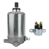 Starter and Relay ATV CAN-AM Outlander Max 1000 800R 800 650 500/Renegade 1000 800 500/428000-358 420684566 410-52128 18880 2pcs set gray