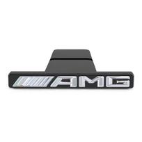 Automobilio variklio dangčio priekinės grotelės emblema logotipas lipdukas ženklelis Mercedes Benz W205 W177 W212 W213 W221 W220 W176 ML G63 E63 GT AMG sidabras