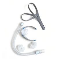 Patogus nosies pagalvėlės maskė su lanksčiu vamzdeliu Kvėpuojantis nosies pagalvėlės maskė judėjimo laisvei miego metu 1 white