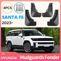 Mudguards FOR hyundai Santa Fe 2023-2024 Fenders Car Mud Flaps Splash Guards Black Exterior Modification Accessory Anti Mud Sand gray