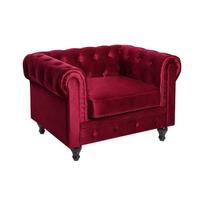 Aksominis fotelis CHESTERFIELD