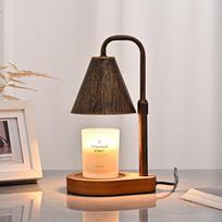 Adjustable Aromatherapy Wax Melter & Night Light - Flameless Bedroom Diffuser Lamp black