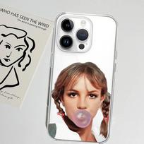 It Is B-Britney S-Spears Phone Case Soft Transparent Case For IPhone 17 16 15 14 13 12 11 Pro Max Mini Plus Shockproof Cover iphone13 white
