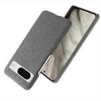 For Google Pixel 8A 7A 6A 5A 8 Pro 7 6 5 Case  Cloth Texture Fitted Phone Case For Google Pixel 8 7 6 5 8pro 7pro For Pixel 5 gray