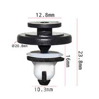 Honda Civic Rear Tailgate Spoiler Nut Clip Fastener (91513-T6A-003) black