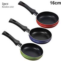 12 cm/14 cm/16 cm Mini keptuvė Non-Stick plieninė keptuvė Puodas padailui Namų naudojimui Kiaušinių keptuvė Atsitiktinė spalva Virtuvės reikmenims 16cm