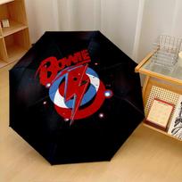 David Bowie spaudinys 8?Šonkauliai Automatinis Skėtis Atsparus Vėjui Lengvas Sulankstomas Skėtis Lauko Kelionėms red