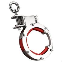 Bridge Auxiliary Pulley Adjustable with Clamp HeavyDuty Cable Guide for Electricians, Gray