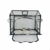 Fungi Growing Tent Mesh Vents Grow Indoor Mini Greenhouse Drawstring 60*40*50cm white