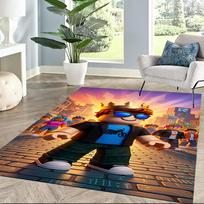 Roblox 81 Floor Rug Office Rug Suitable for Foyer Playrooms Balcony Living Rooms Anti-slip Rug Office home decor Perfect Gift for Women/Men 80cmx120cm