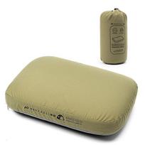 Soft Slow Rebound Memory Foam Pillow Outdoor Camping Travel Cervical Pillow Portable Noonbreak Pillow Neck Support Pillow žalia