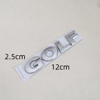 1 vnt. 3D ABS GOLF Automobilio Raidės Galinės Bagažinės Bamperio Emblema ZJHJCT5 Lipdukas Ženklelis Decal stilius auto Aksesuarai gray