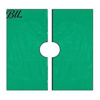 Outdoor Courtyard Leaf Collector Landscape Pruning Tarp, Waterproof PE Collection Blanket, Windproof Tree Trunk Catcher Center Opening Sheet M žalia