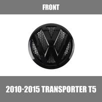 1/2 vnt. Volkswagen VW Transporter T5 2010 2011 2012 2013 2014 2015 Automobilio ASFH5 Priekinių grotelių ženklelis Galinio bagažinės emblemos dangtelis Priedai 10-15 Transporter T5