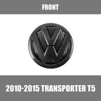 1/2 vnt. Volkswagen VW Transporter T5 2010 2011 2012 2013 2014 2015 Automobilio ASFH5 Priekinių grotelių ženklelis Galinio bagažinės emblemos dangtelis Priedai 10-15 Transporter T5
