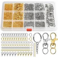 968PCS Metal Keychain Lobster Clasp Set for DIY Bag Accessories PD0331 gray
