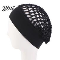 Crochet Hair Net Mesh Bonnet for Women, Breathable Polyester Sleeping Cap with Wide Anti Frizz Elastic Band, Lightweight Cove Wig Styling And juoda