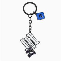 GTA6 Grand Theft Auto key chain pendant game peripheral bag pendant car key chain black black