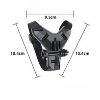 For Insta360 AcePro2 Camera Sport Riding Helmet Chin Mount First Person View Motorcycle Helmet Camera Mount For DJI Action6 5Pro