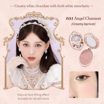 Flower Knows Makeup Unicorn Strawberry Rococo Embossed Blush On Natural Cheek Matte Long Lasting Blusher Makeup 6 Colors 5g black