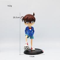 New 20cm Anime Detective Conan Kudou Shinichi figure Pvc Figure Doll Collection Display Toy Model Gift blue