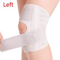 Knee Brace Featuring Side Stabilizers Relieve Meniscus Tear Knee Pain Joint Pain Relief Breathable Adjustable Modes Knee Support Knee Pads L white