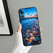 Phone Case for Apple iPhone 13 17 Pro Max 12 14 11 Air 16 15 Pro 7 8 XR XS MAX Funda Phone Cover Ocean Scenery Pattern iPhone XS Max blue